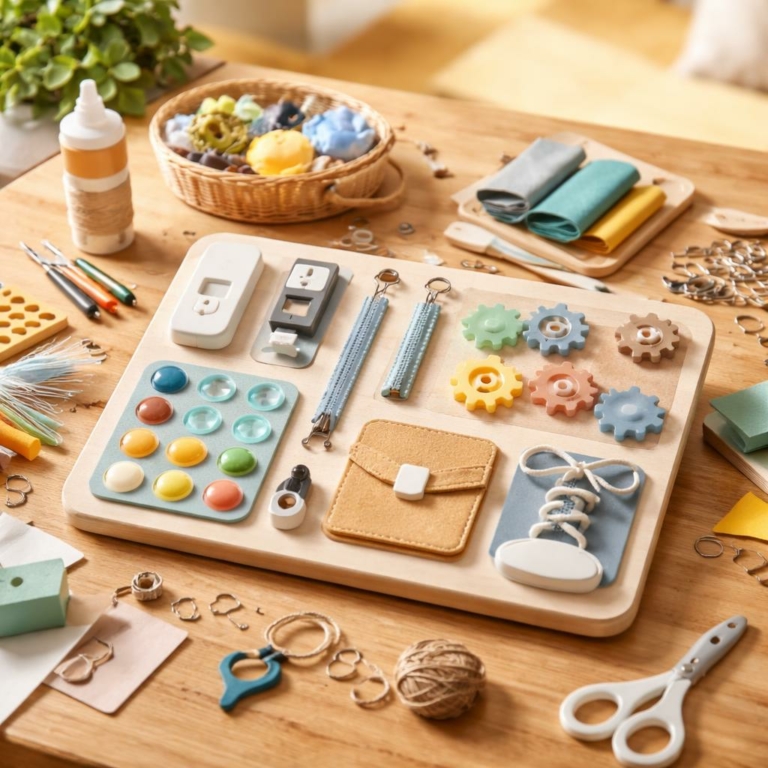 DIY : Fabriquez d’adorables tableaux d’activités pour tout‑petits — sans outils électriques